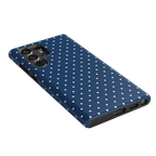 On the Dot | Navy Polka Dot Case
