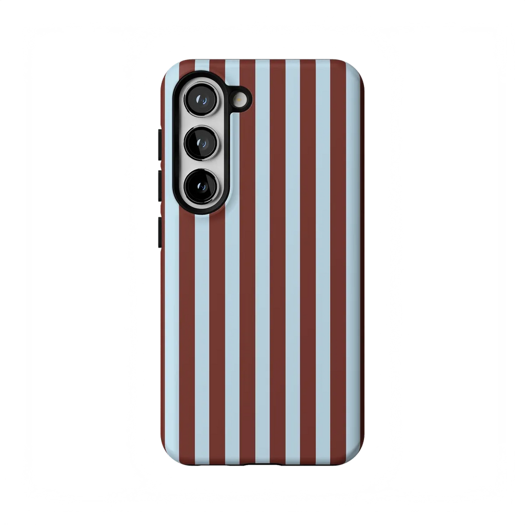 Sunday in Brooklyn | Blue Stripes Case