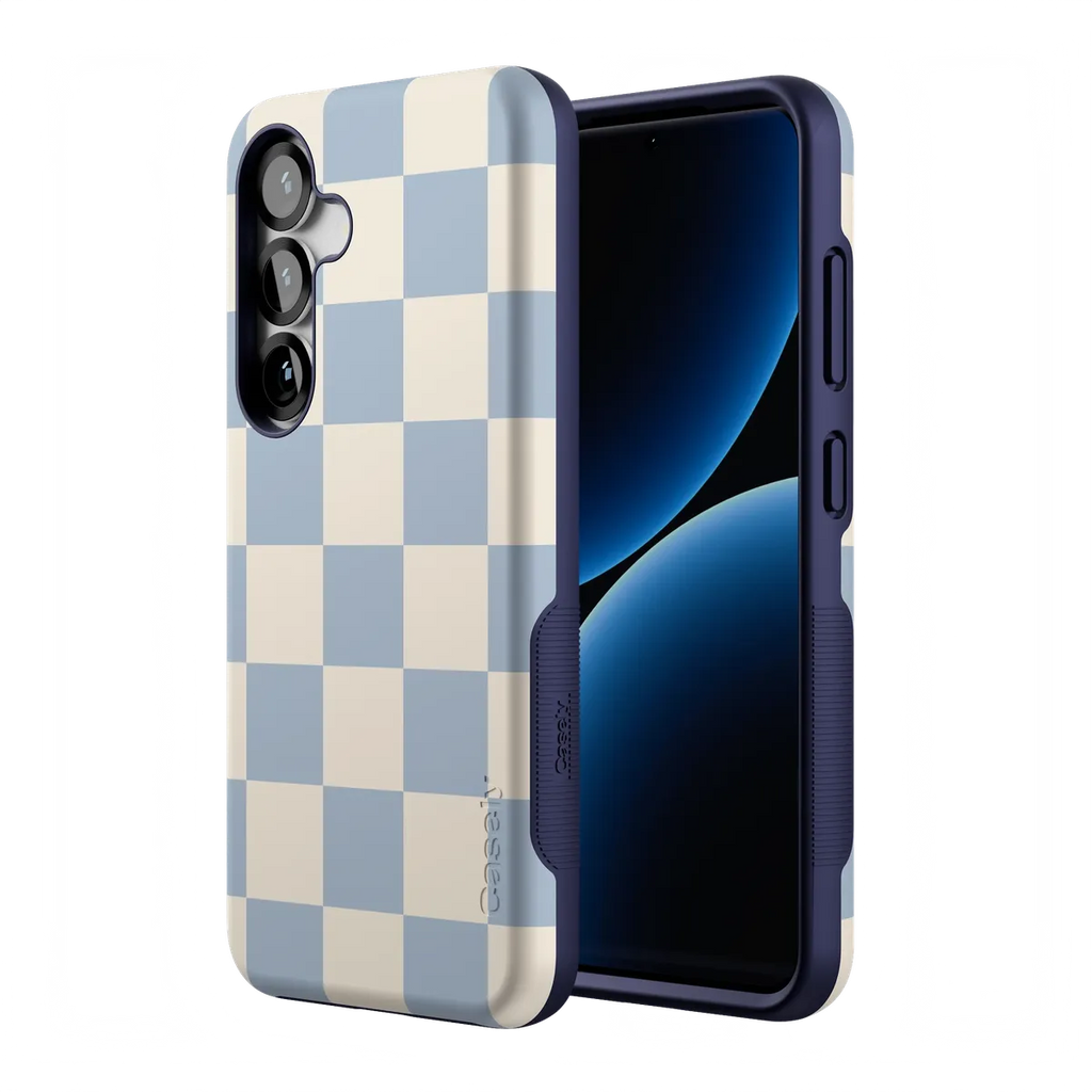 Fit Check | Light Blue Checkerboard Case