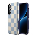 Fit Check | Light Blue Checkerboard Case