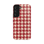 Scarlet Stitch | Red Houndstooth Case