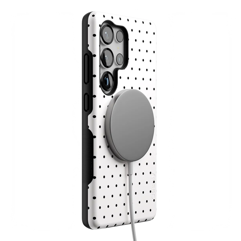 On the Dot | Black Polka Dot Case