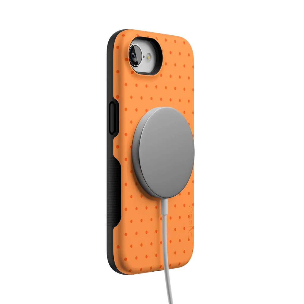 On the Dot | Orange Polka Dot Case