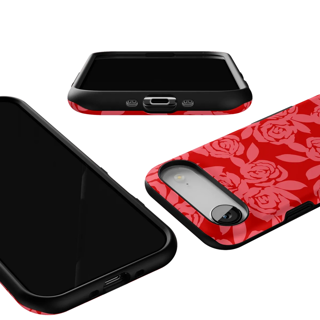 Final Rose | Red & Pink Floral Case