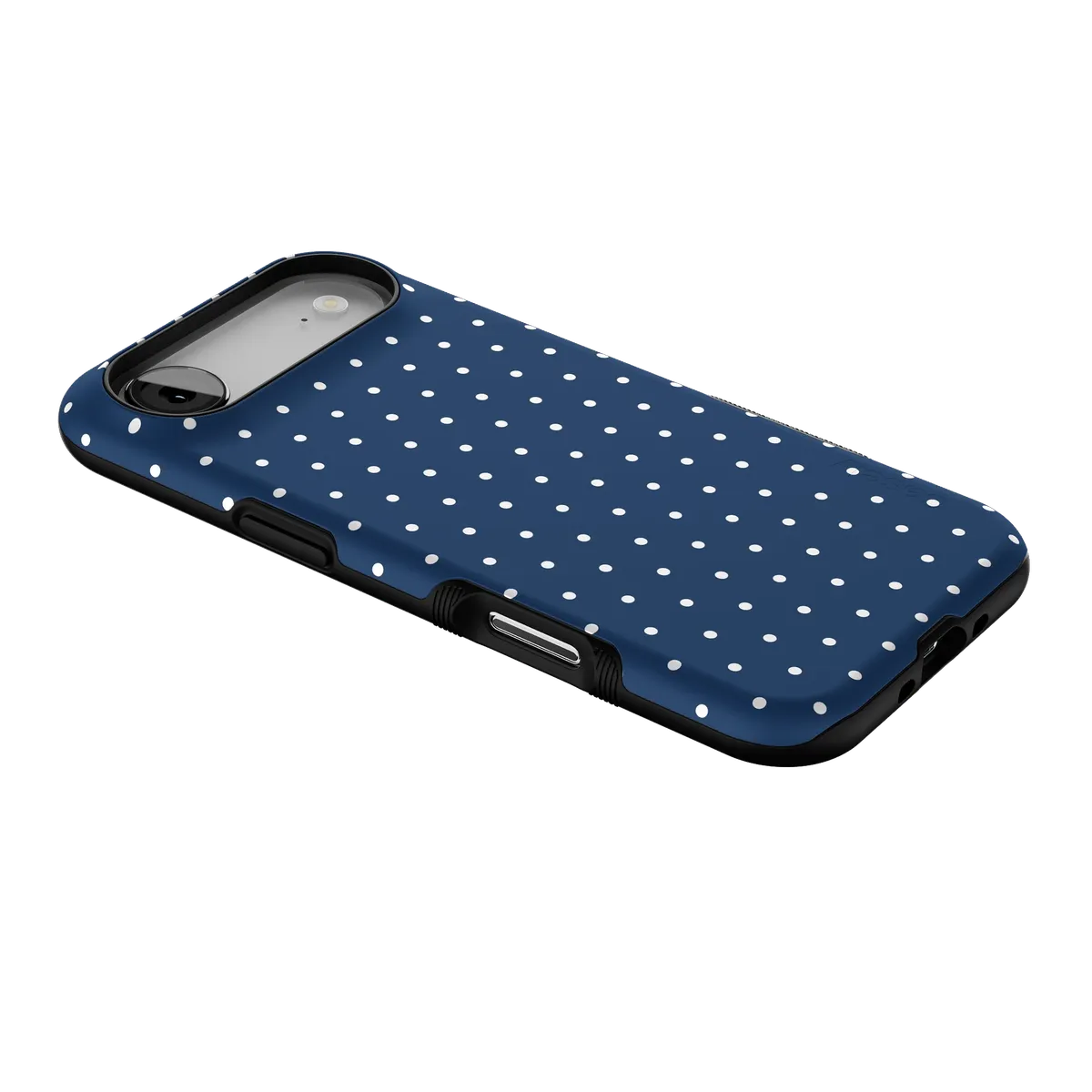 On the Dot | Navy Polka Dot Case