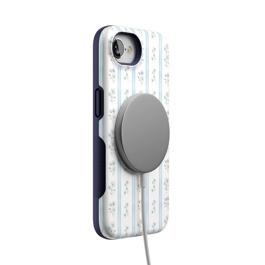 Cottage Stripe | Blue Floral Case