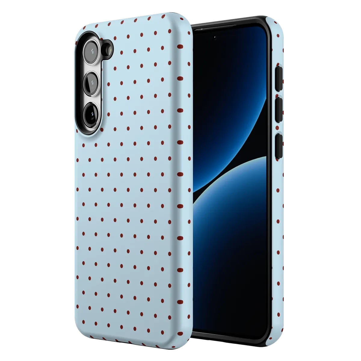 On the Dot | Blue Polka Dot Case