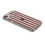 Sunday in Brooklyn | Burgundy Stripes Case