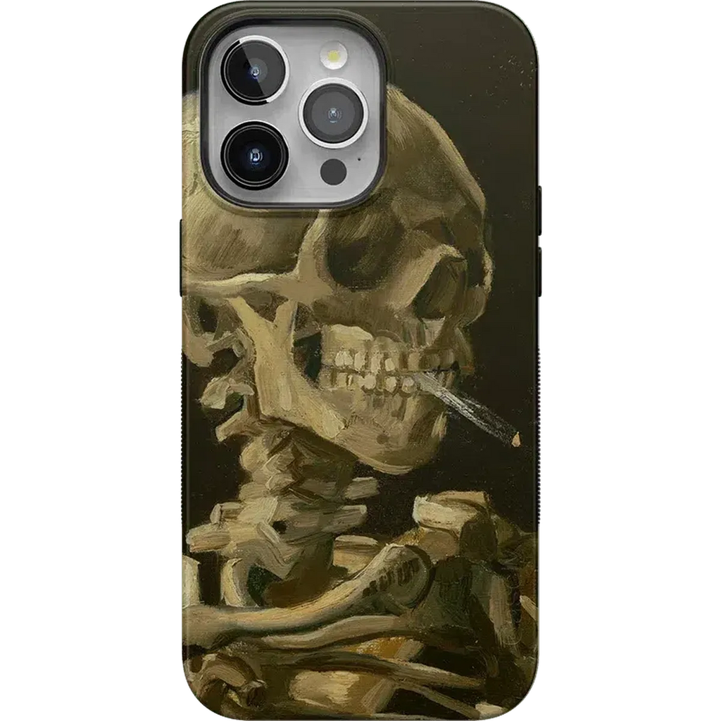 Van Gogh | Head of a Skeleton with a Burning Cigarette Phone Case