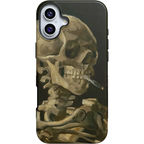 Van Gogh | Head of a Skeleton with a Burning Cigarette Phone Case