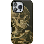 Van Gogh | Head of a Skeleton with a Burning Cigarette Phone Case