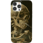 Van Gogh | Head of a Skeleton with a Burning Cigarette Phone Case