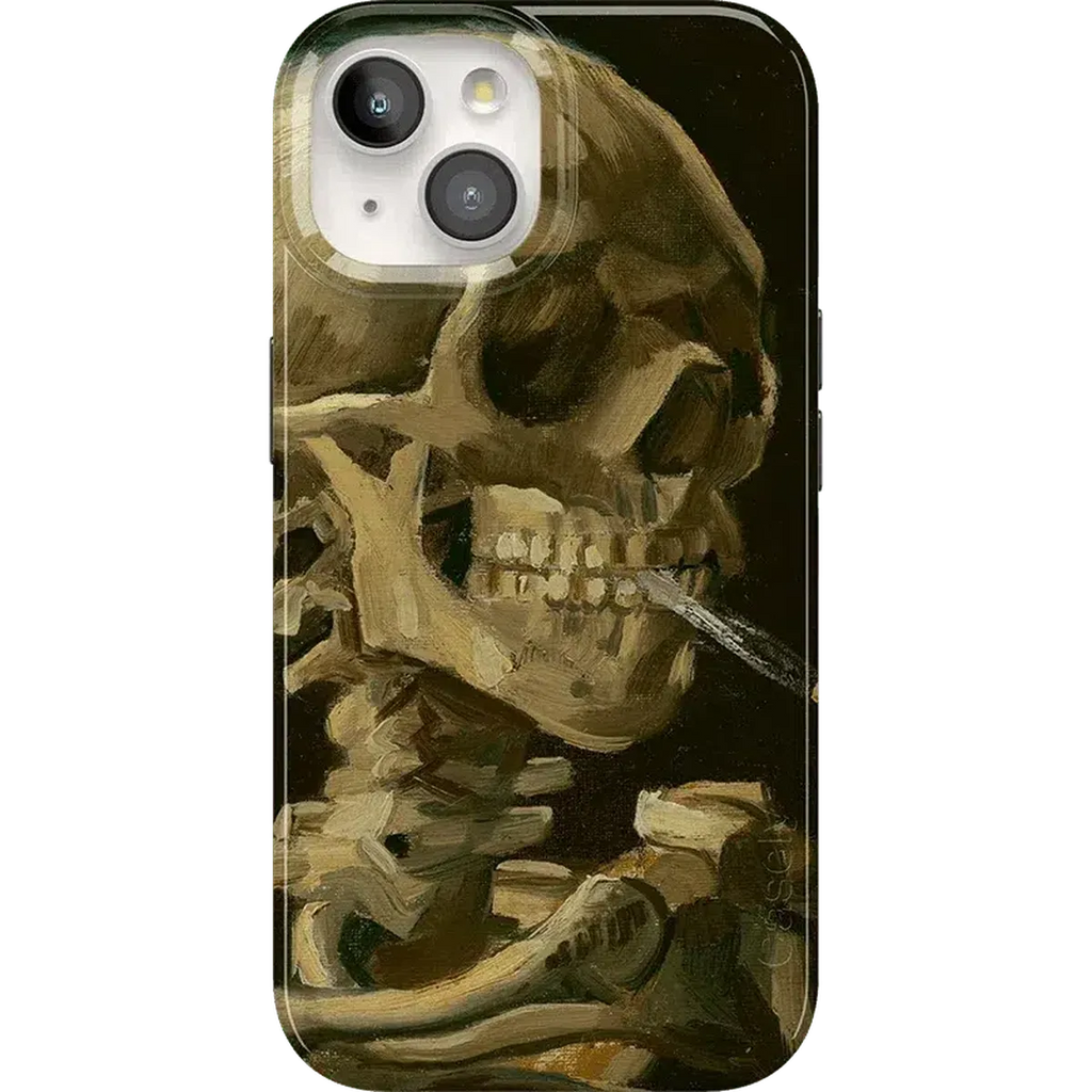 Van Gogh | Head of a Skeleton with a Burning Cigarette Phone Case