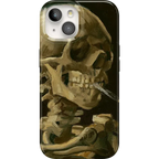 Van Gogh | Head of a Skeleton with a Burning Cigarette Phone Case