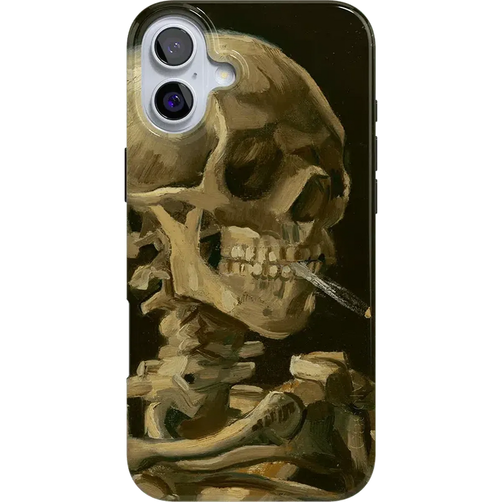 Van Gogh | Head of a Skeleton with a Burning Cigarette Phone Case