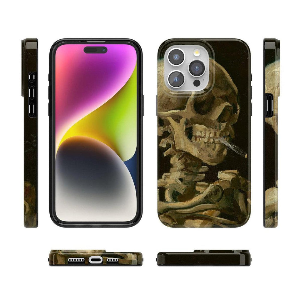 Van Gogh | Head of a Skeleton with a Burning Cigarette Phone Case