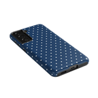 On the Dot | Navy Polka Dot Case