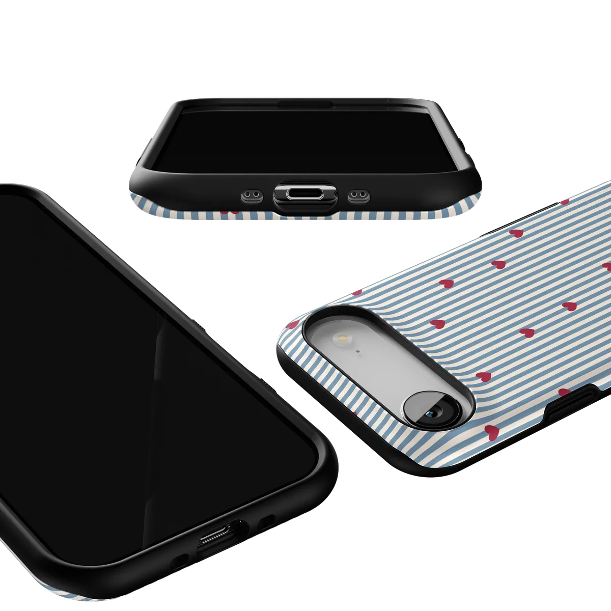 Love Lines | Blue Stripes Case