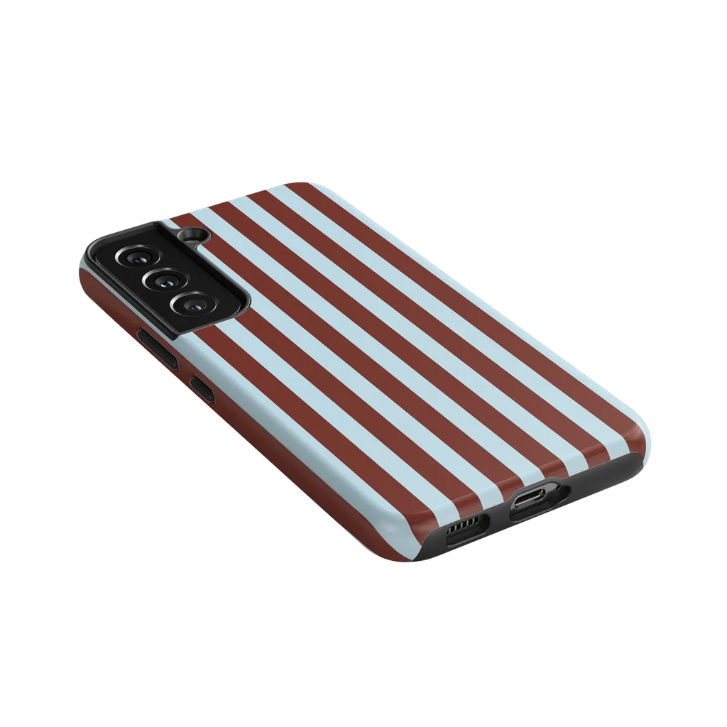 Sunday in Brooklyn | Blue Stripes Case