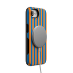 Go New York | Blue & Orange Stripes Case
