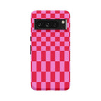 Vibe Check | Pink Checkerboard Case