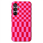 Vibe Check | Pink Checkerboard Case