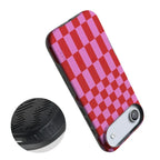 Vibe Check | Pink Checkerboard Case