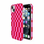 Vibe Check | Pink Checkerboard Case