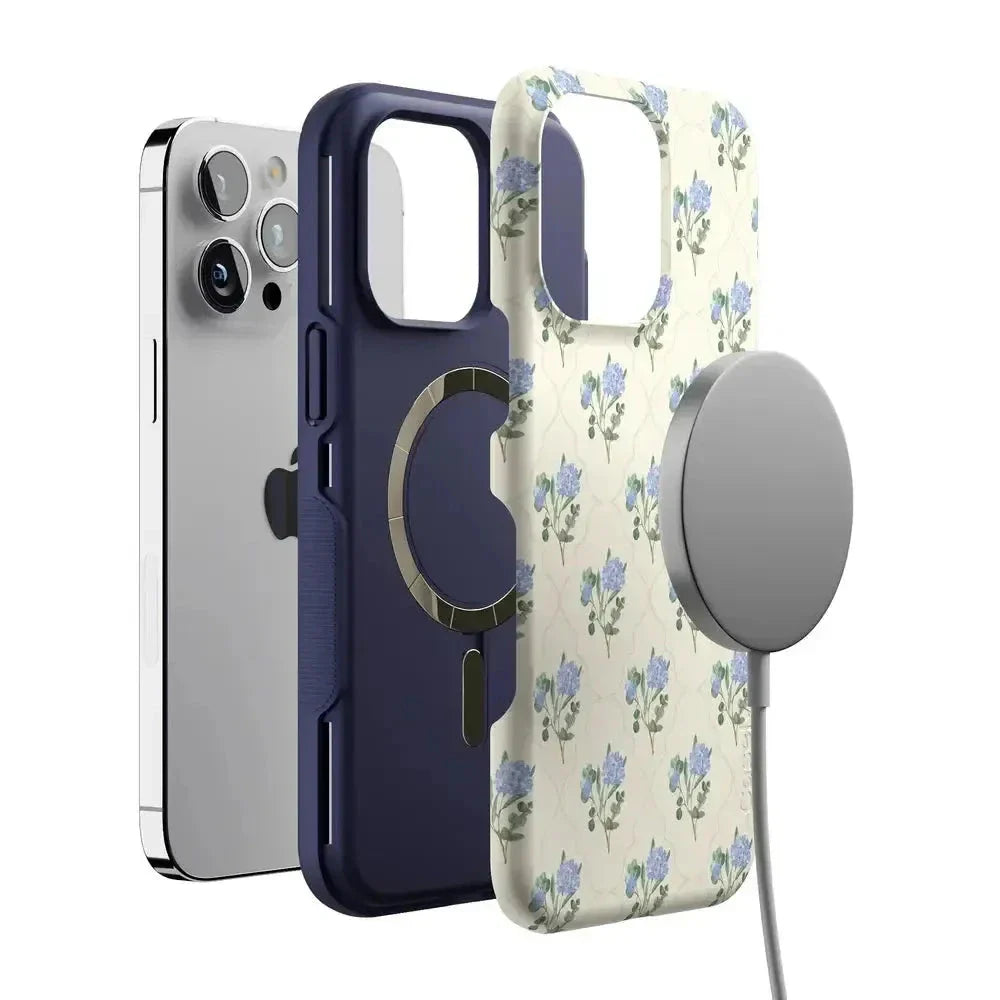 Vintage Garden | Blue Hydrangea Case