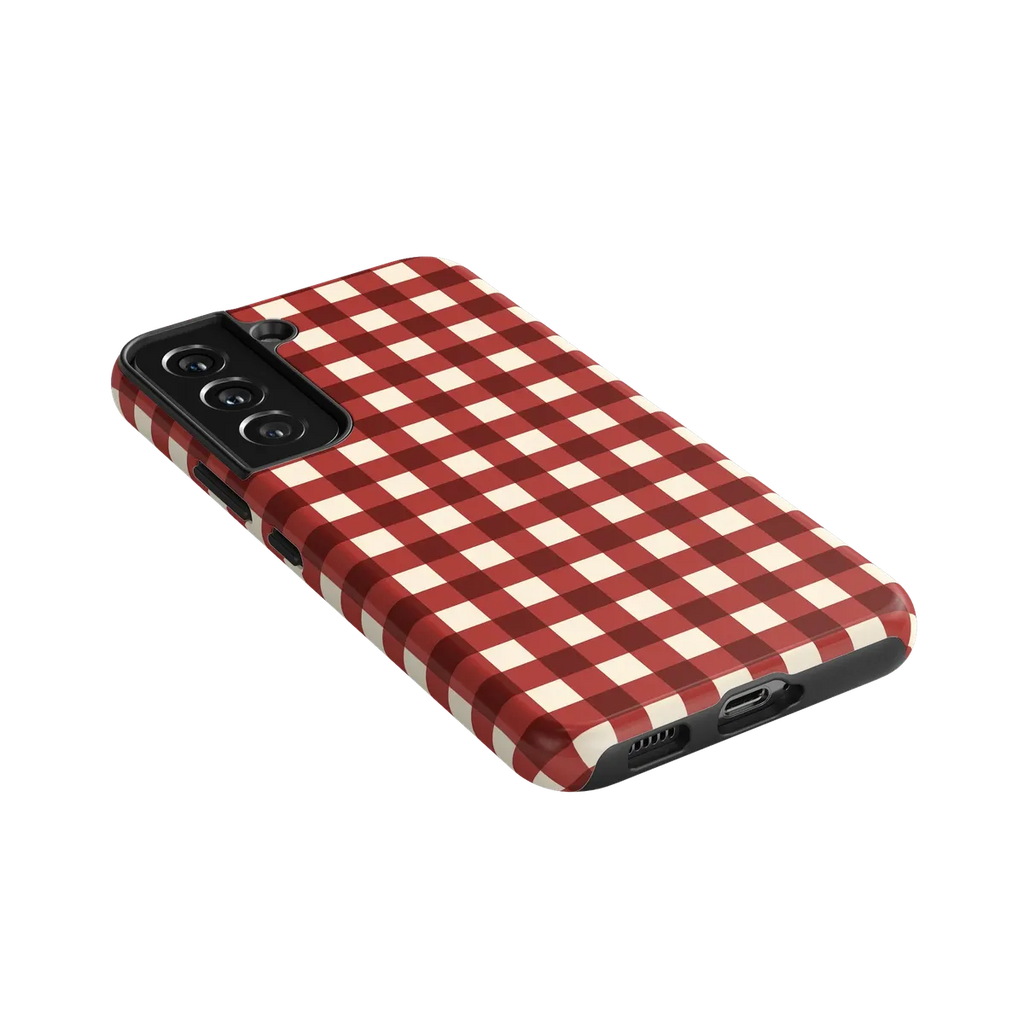 Checked Twice | Red Plaid Case