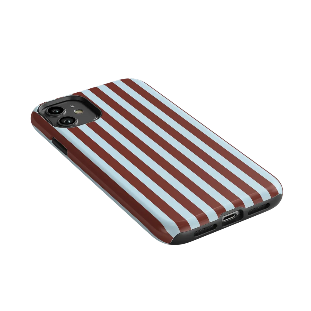 Sunday in Brooklyn | Blue Stripes Case