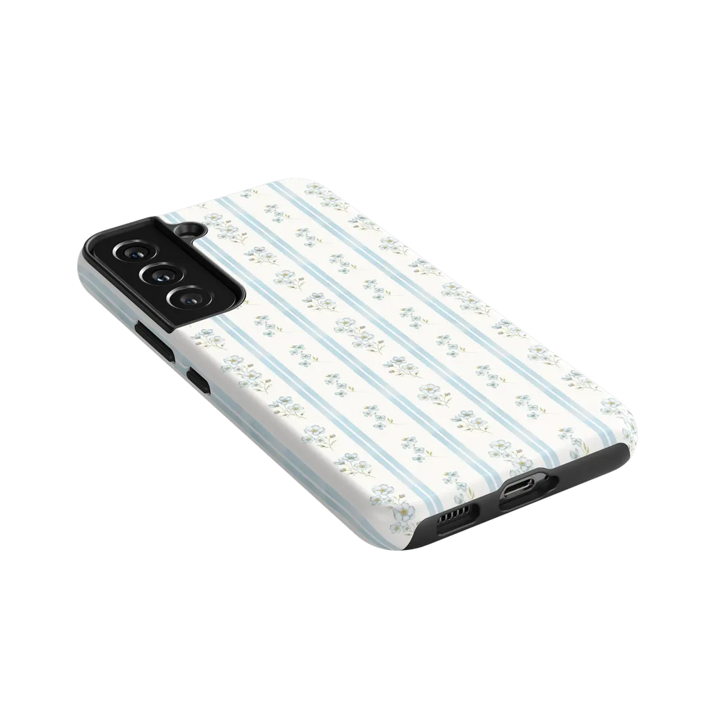 Cottage Stripe | Blue Floral Case