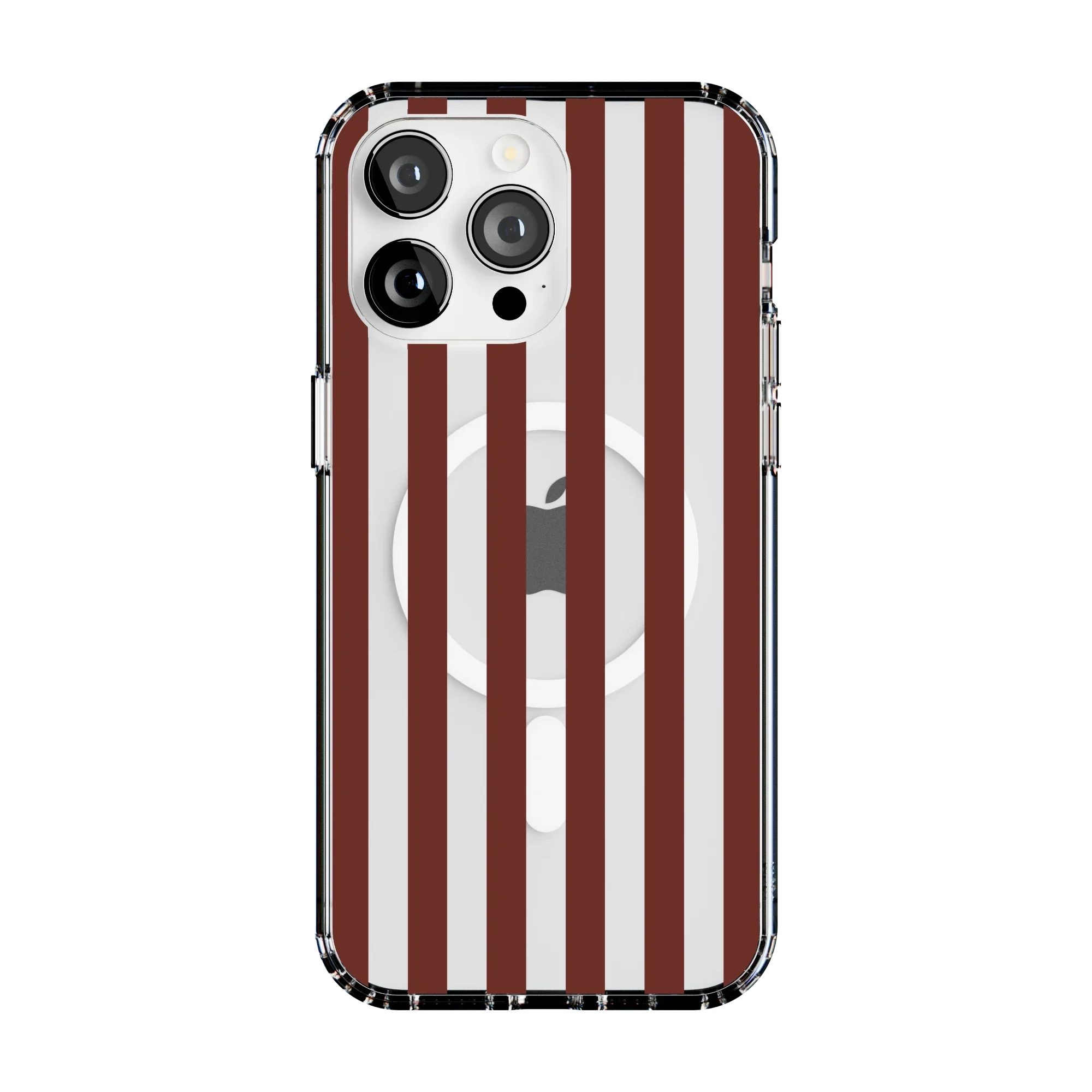 Sunday in Brooklyn | Burgundy Stripes Case