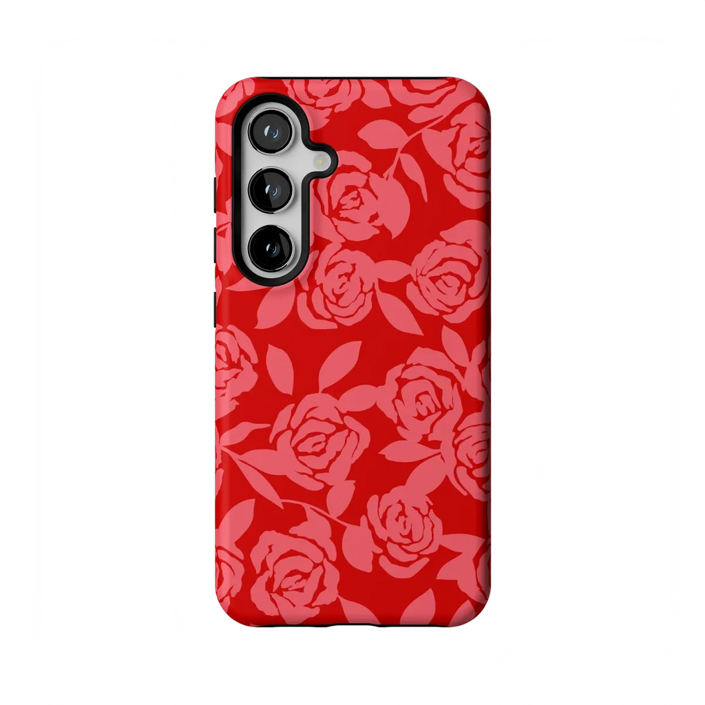 Final Rose | Red & Pink Floral Case