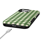 Checked Twice | Green Plaid Case