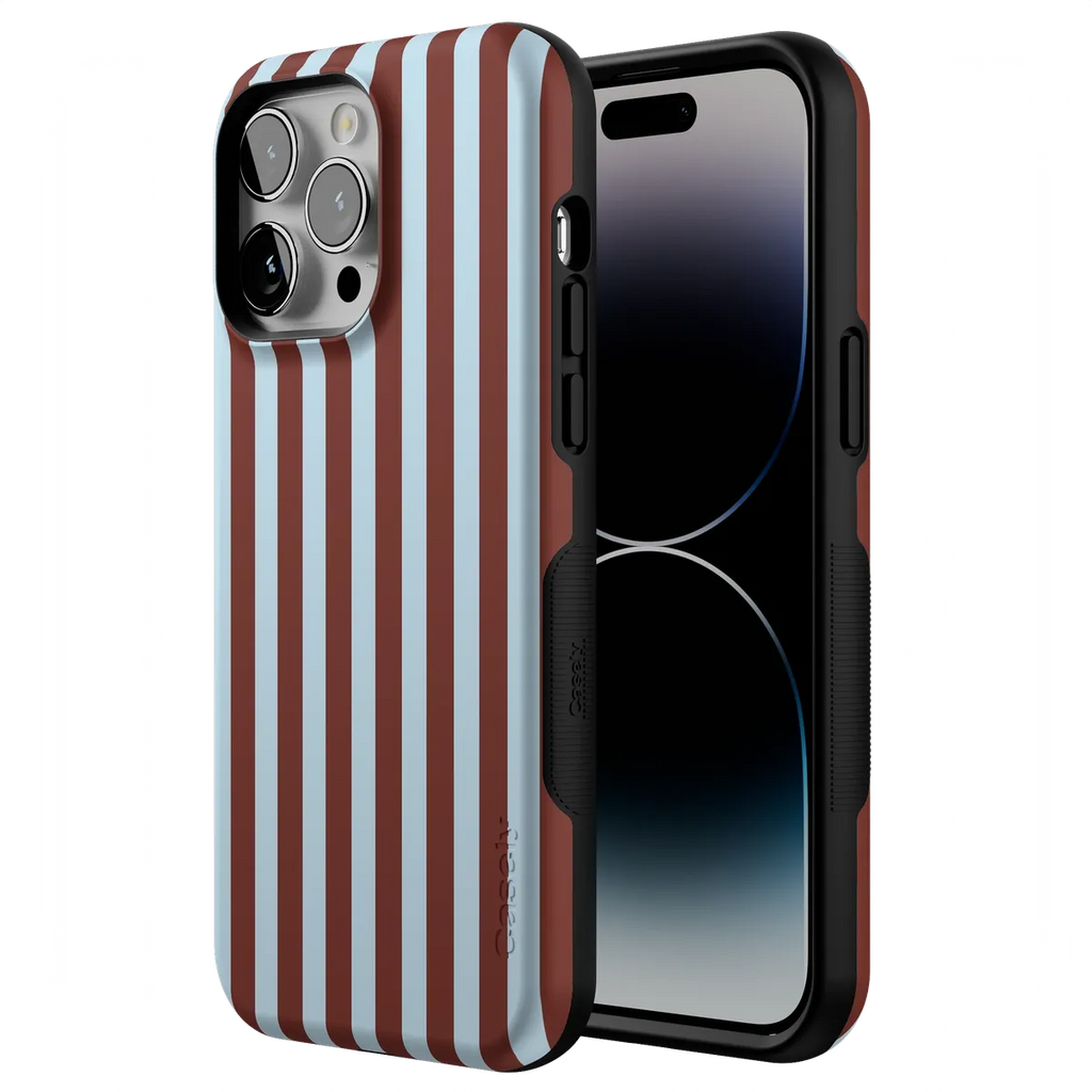 Sunday in Brooklyn | Blue Stripes Case