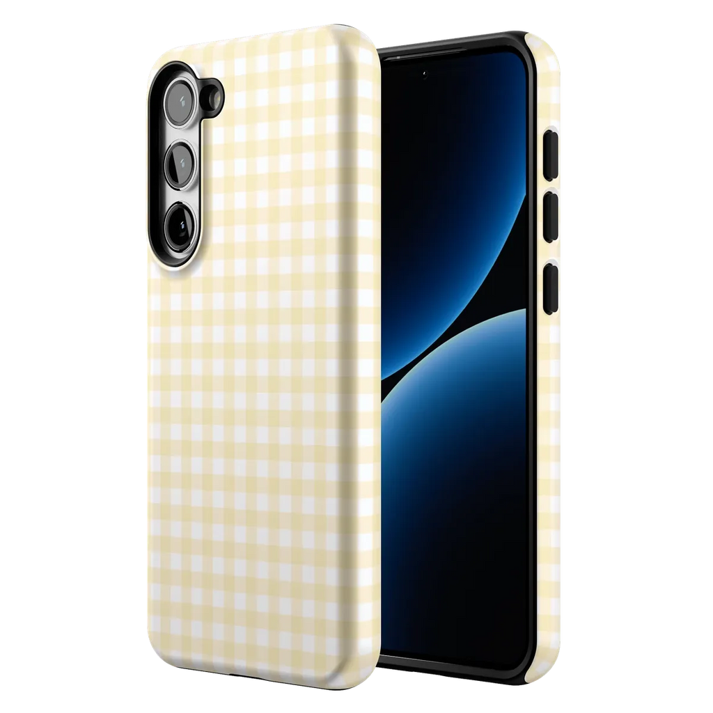 Pastel Picnic | Yellow Gingham Case