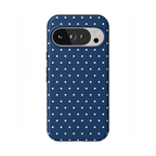 On the Dot | Navy Polka Dot Case