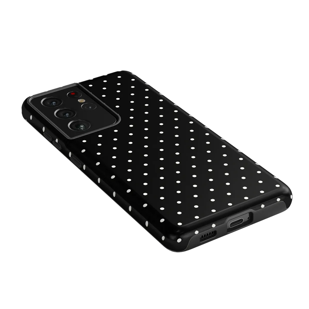 On the Dot | White Polka Dot Case