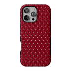 On the Dot | Maroon Polka Dot Case