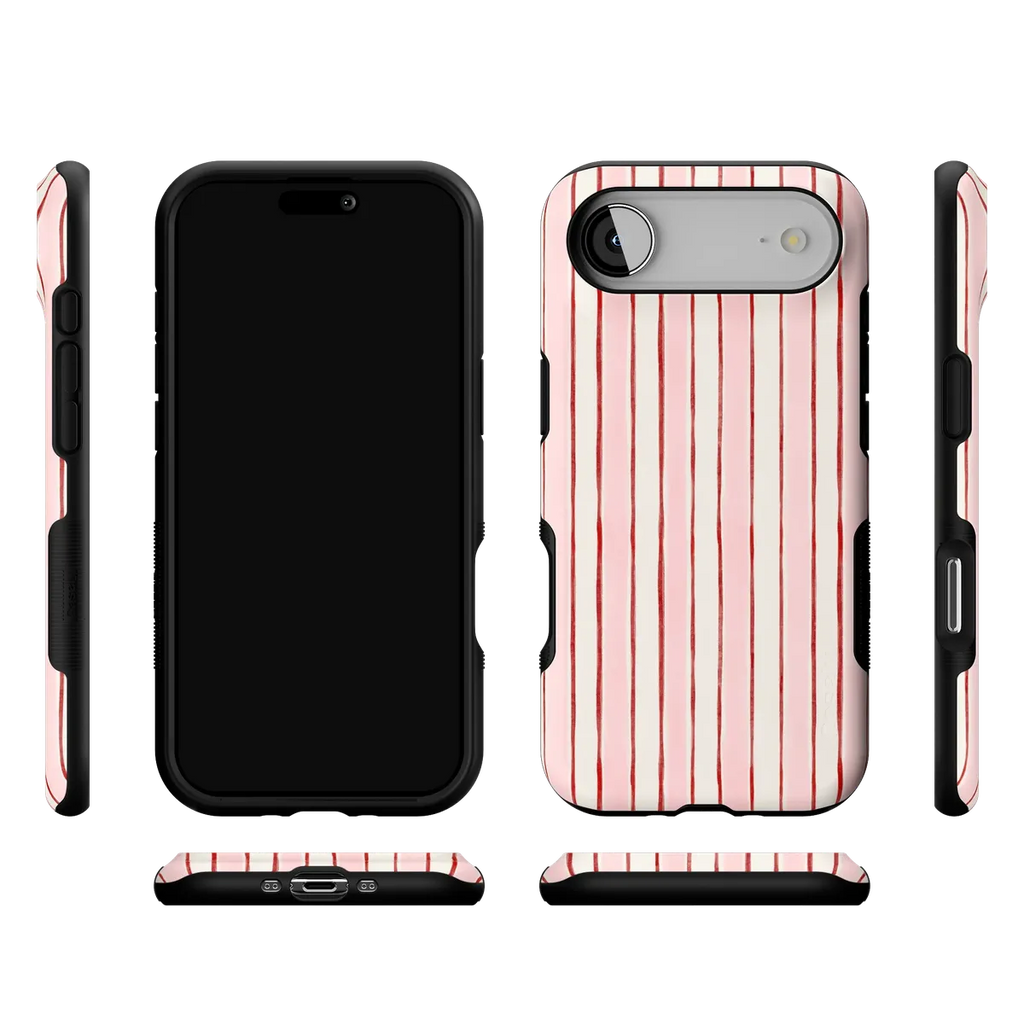 Pretty in Pastel | Blush Stripes Case