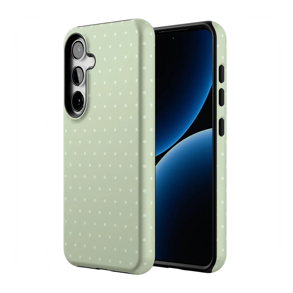 On the Dot | Green Polka Dot Case