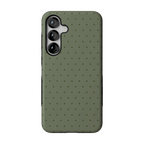 On the Dot | Olive Green Polka Dot Case