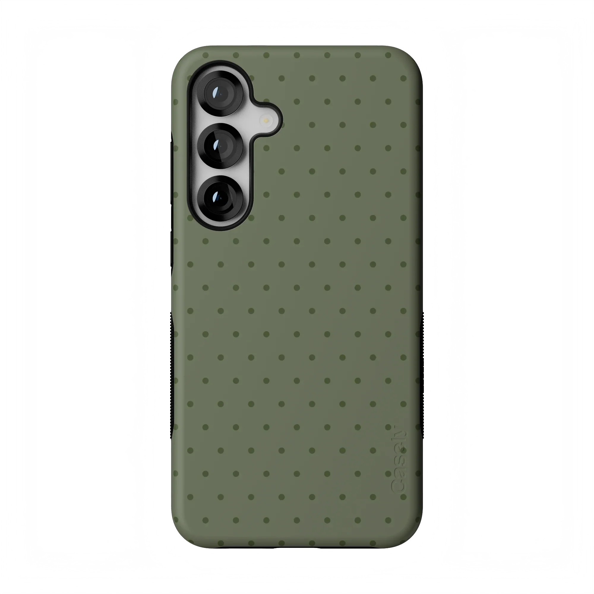 On the Dot | Olive Green Polka Dot Case