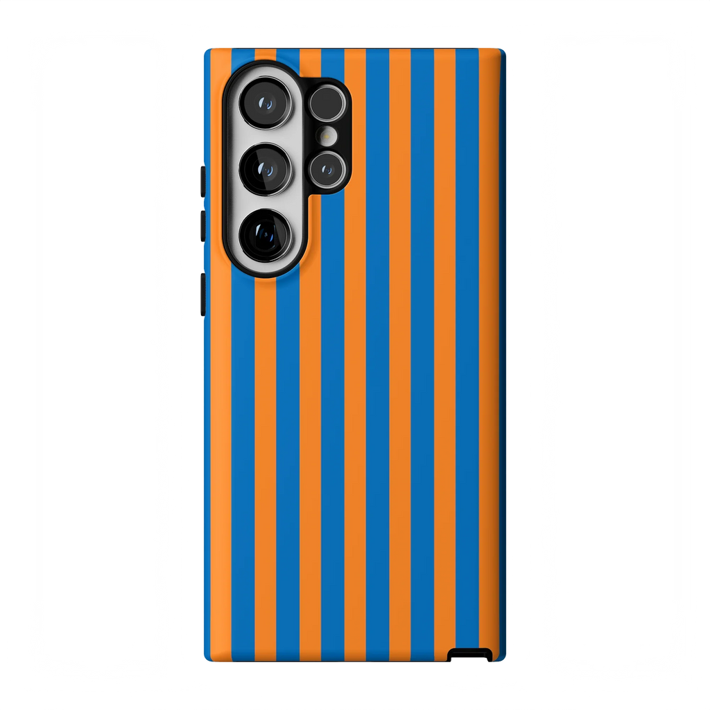 Go New York | Blue & Orange Stripes Case
