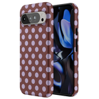 Spotted in SoHo | Burgundy Polka Dot Case
