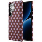 Spotted in SoHo | Burgundy Polka Dot Case