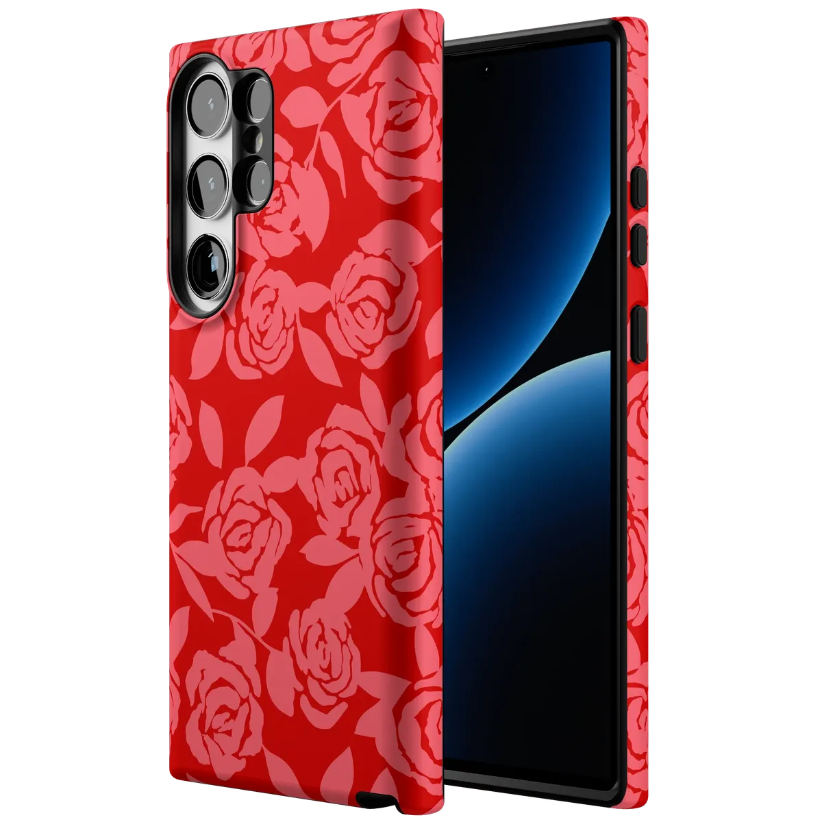 Final Rose | Red & Pink Floral Case