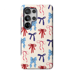 American Girlie | Red White & Blue Bows Case