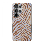 Untamed | Brown & Blue Zebra Case